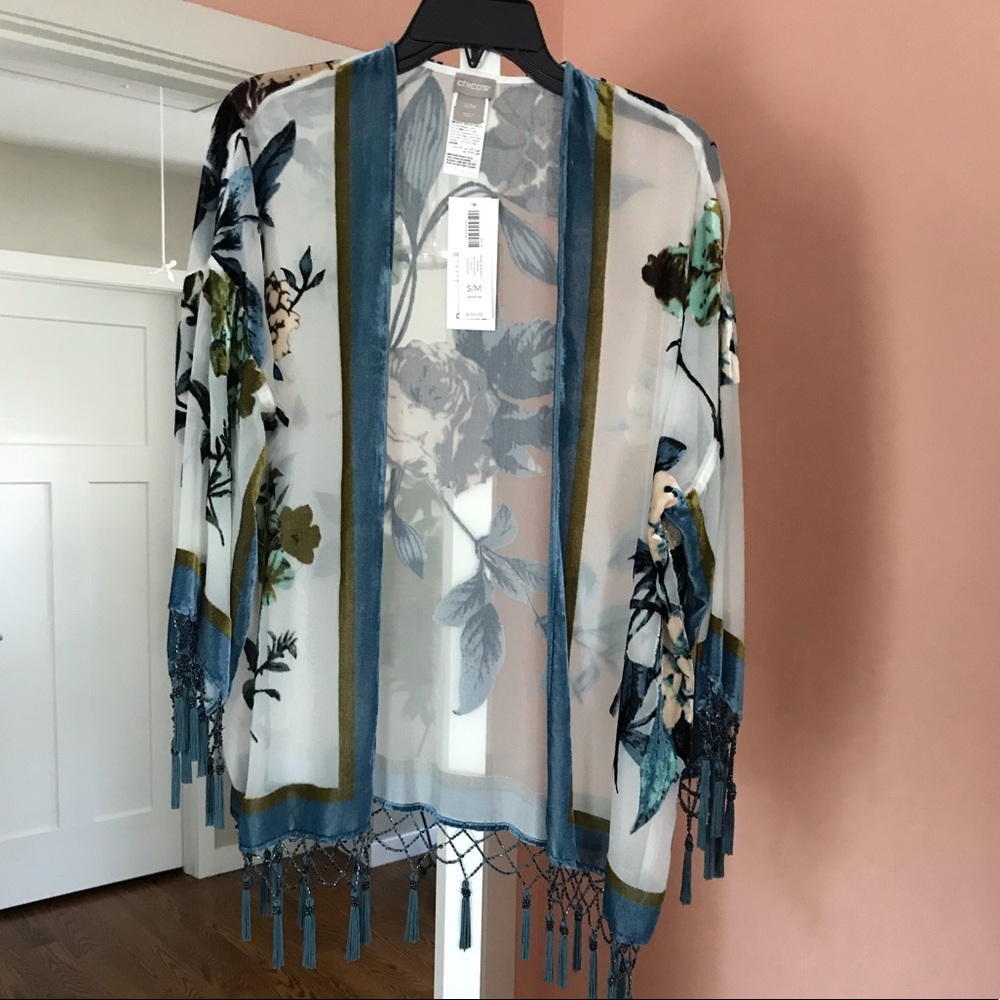 Chico’s kimono, new with tags